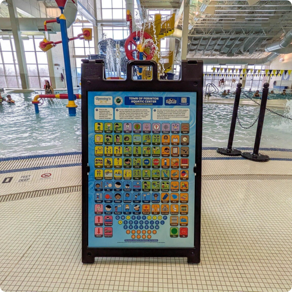 Water Play A-Frame Communication Board - Image 2